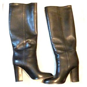 Club Monaco Callie Black Leather boots